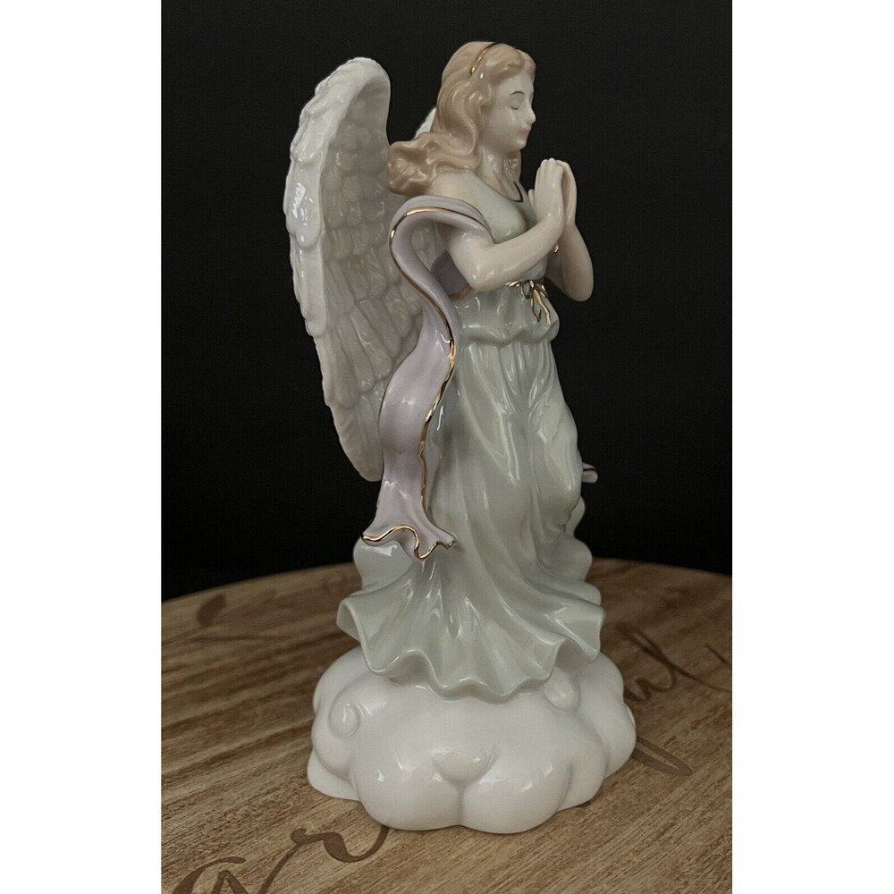 Angels of Grace "FAITH" Porcelain Angel Figurine by Holstead House 6 3/4" Tall - Picture 2 of 10